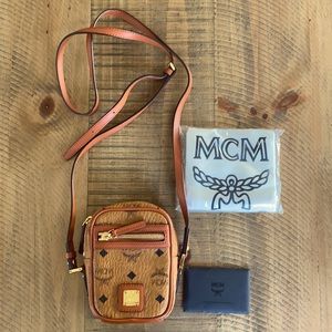 MCM mini camera crossbody bag